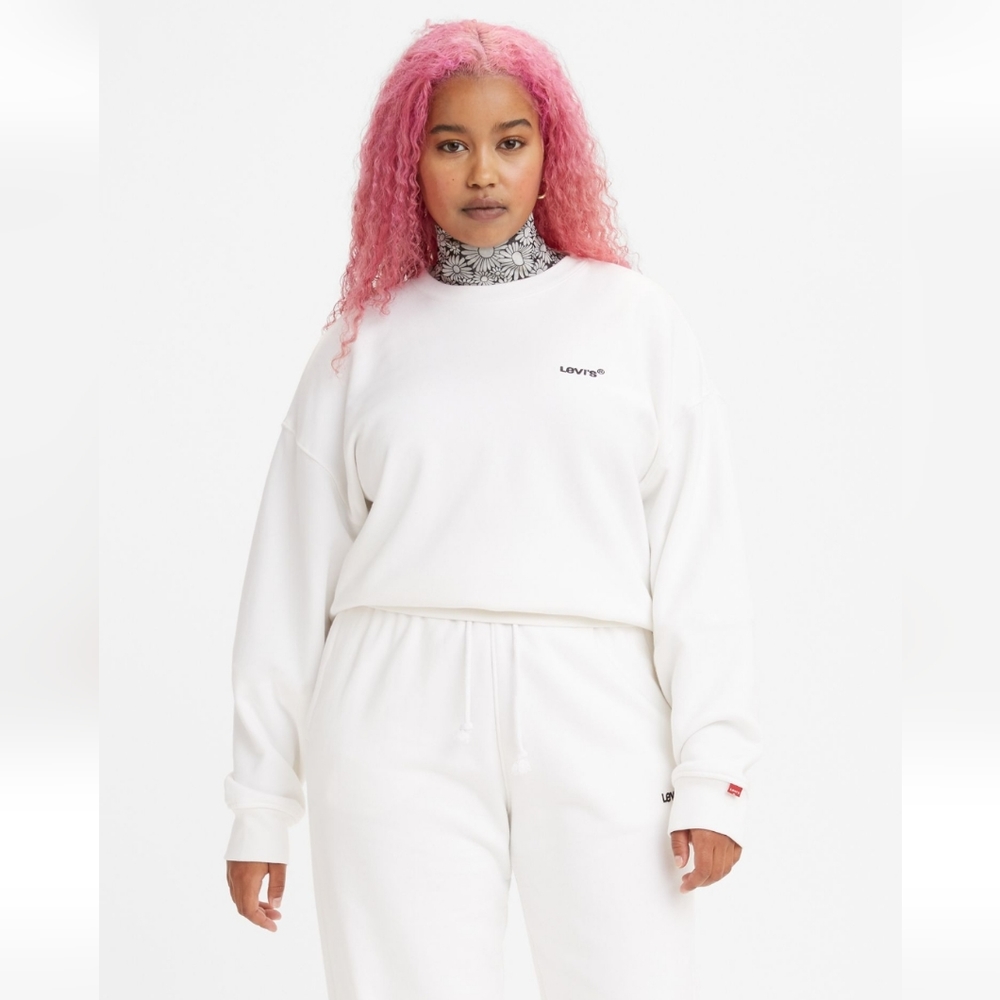 Red Tab Crewneck Sweatshirt